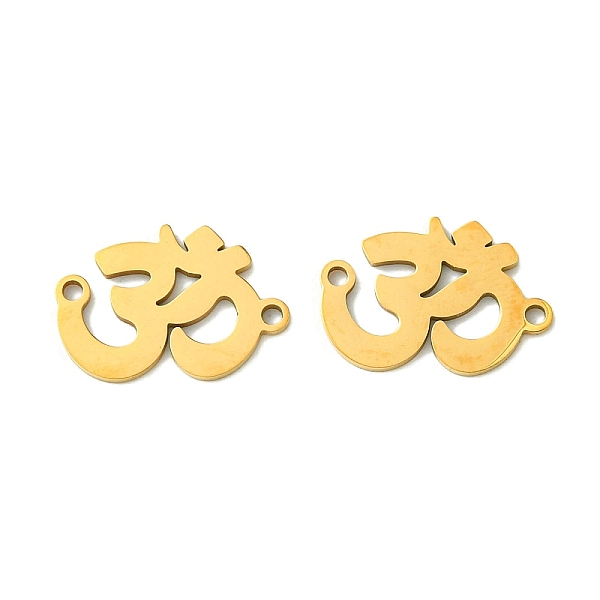 PandaHall 201 Stainless Steel Connector Charms, Laser Cut, Ohm/Aum Link, Real 18K Gold Plated, 11.5x16.5x1mm, Hole: 1.4mm 201 Stainless...
PandaHall 201 Stainless Steel Connector Charms, Laser Cut, Ohm/Aum Link, Real 18K Gold Plated, 11.5x16.5x1mm, Hole: 1.4mm 201 Stainless...