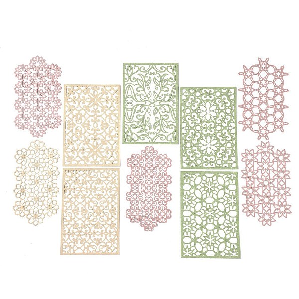 PandaHall 10Pcs 10 Styles Vintage Lace Cut Scrapbook Paper Pads, Hollow Paper Sheets for DIY Scrapbooking, Greeting Card Making, Rectangle..., Multicolor
PandaHall 10Pcs 10 Styles Vintage Lace Cut Scrapbook Paper Pads, Hollow Paper Sheets for DIY Scrapbooking, Greeting Card Making, Rectangle..., Multicolor