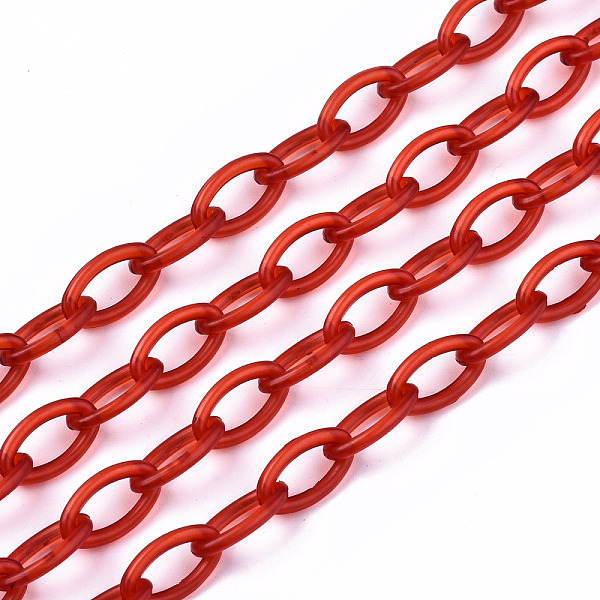 PandaHall Handmade Transparent ABS Plastic Cable Chains, Oval, Red, 19.29 inch~19.68 inch(49~50cm), Link: 13x7.5x1.5mm Plastic Red
PandaHall Handmade Transparent ABS Plastic Cable Chains, Oval, Red, 19.29 inch~19.68 inch(49~50cm), Link: 13x7.5x1.5mm Plastic Red
