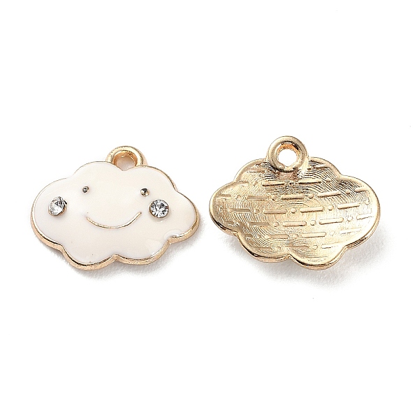 PandaHall Rack Plating Alloy Enamel Charms, with Rhinestone, Cadmium Free & Lead Free & Nickel Free, Golden, Cloud Charm, Floral White..., Clear
PandaHall Rack Plating Alloy Enamel Charms, with Rhinestone, Cadmium Free & Lead Free & Nickel Free, Golden, Cloud Charm, Floral White..., Clear