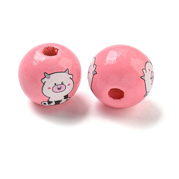 PandaHall Natural Wood European Beads, Large Hole Beads, Round with Cow Pattern, Pink, 16mm, Hole: 4mm Wood Round Pink
PandaHall Natural Wood European Beads, Large Hole Beads, Round with Cow Pattern, Pink, 16mm, Hole: 4mm Wood Round Pink