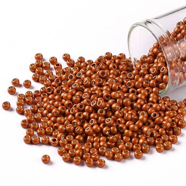 PandaHall TOHO Round Seed Beads, Japanese Seed Beads, (PF562F) PermaFinish Burnt Orange Metallic Matte, 8/0, 3mm, Hole: 1mm, about...
PandaHall TOHO Round Seed Beads, Japanese Seed Beads, (PF562F) PermaFinish Burnt Orange Metallic Matte, 8/0, 3mm, Hole: 1mm, about...