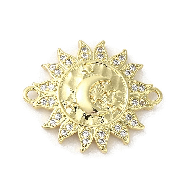 PandaHall Rack Plating Brass Micro Pave Clear Cubic Zirconia Sun Connector Charms, Long-Lasting Plated, Cadmium Free & Lead Free, Real 18K...
PandaHall Rack Plating Brass Micro Pave Clear Cubic Zirconia Sun Connector Charms, Long-Lasting Plated, Cadmium Free & Lead Free, Real 18K...