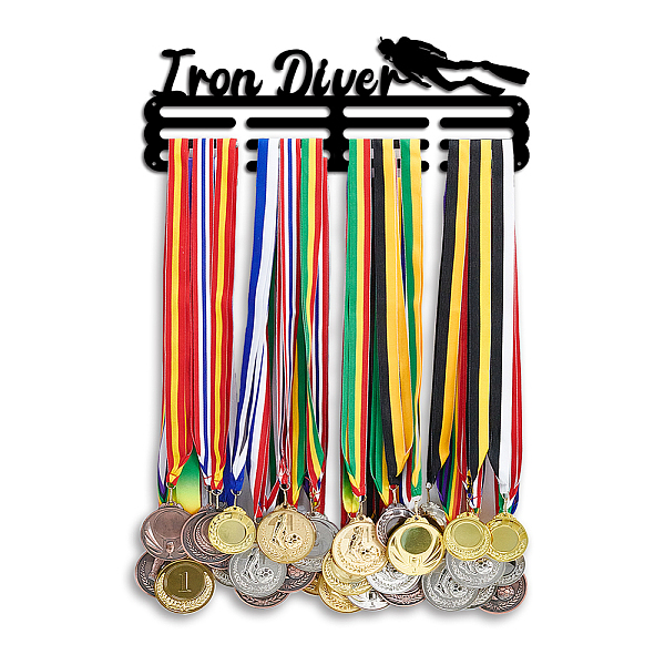 PandaHall PH Medal Display, Medal Hanger Holder Display Rack Wall Mount Hanger Decor 3 Lines Black Sport Award Rack with Gift Box for over...
PandaHall PH Medal Display, Medal Hanger Holder Display Rack Wall Mount Hanger Decor 3 Lines Black Sport Award Rack with Gift Box for over...