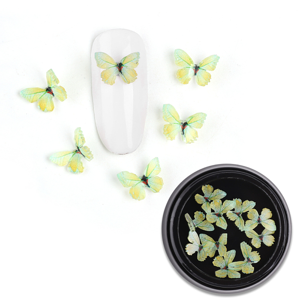 PandaHall 3D Resin Cabochons, Nail Art Studs, Nail Art Decoration Accessories, Butterfly, Light Khaki, 7.5x7~8x2~3mm, 10pcs/box Resin...
PandaHall 3D Resin Cabochons, Nail Art Studs, Nail Art Decoration Accessories, Butterfly, Light Khaki, 7.5x7~8x2~3mm, 10pcs/box Resin...