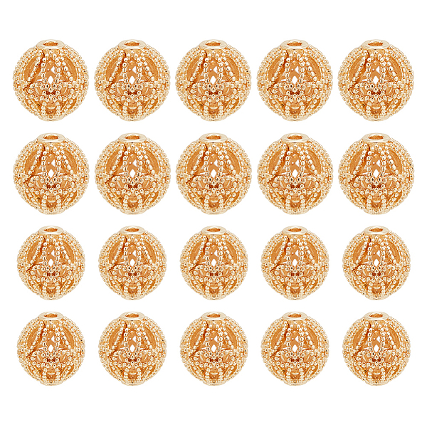 PandaHall PH 20pcs Golden Round Beads, 14K Gold Plated Brass Hollow Beads 8mm 10mm Filigree Beads Metal Spacer Beads Loose Beads for...
PandaHall PH 20pcs Golden Round Beads, 14K Gold Plated Brass Hollow Beads 8mm 10mm Filigree Beads Metal Spacer Beads Loose Beads for...