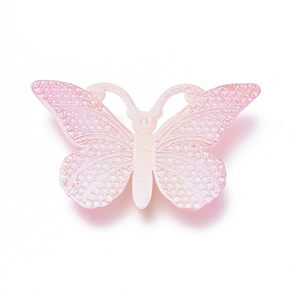 PandaHall Gradient Color Plastic Pendants, Butterfly, Pink, 38x22.5x5.5mm, Hole: 1.2mm Plastic Butterfly Pink
PandaHall Gradient Color Plastic Pendants, Butterfly, Pink, 38x22.5x5.5mm, Hole: 1.2mm Plastic Butterfly Pink