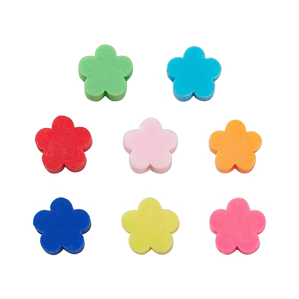 PandaHall 80Pcs 8 Colors Handmade Polymer Clay Beads, Flower, Mixed Color, 9.5~10x10x3.5~4.5mm, Hole: 1.6mm Polymer Clay Flower Multicolor
PandaHall 80Pcs 8 Colors Handmade Polymer Clay Beads, Flower, Mixed Color, 9.5~10x10x3.5~4.5mm, Hole: 1.6mm Polymer Clay Flower Multicolor