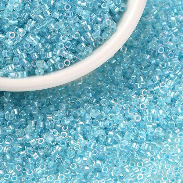 PandaHall Cylinder Seed Beads, Uniform Size, Transparent Colours Rainbow, Cyan, 2x1.3~1.5mm, Hole: 0.8~1mm, about 80000pcs/bag, 450g/bag...
PandaHall Cylinder Seed Beads, Uniform Size, Transparent Colours Rainbow, Cyan, 2x1.3~1.5mm, Hole: 0.8~1mm, about 80000pcs/bag, 450g/bag...