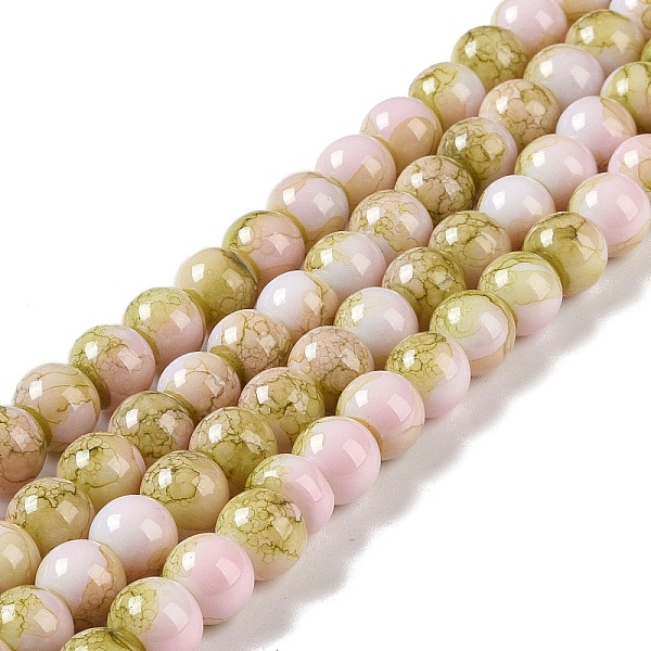 PandaHall Baking Paint Glass Bead Strands, Round, Dark Khaki, 8mm, Hole: 1mm, about 104~105pcs/strand, 30.71~31.10''(78~79cm) Glass Round
PandaHall Baking Paint Glass Bead Strands, Round, Dark Khaki, 8mm, Hole: 1mm, about 104~105pcs/strand, 30.71~31.10''(78~79cm) Glass Round