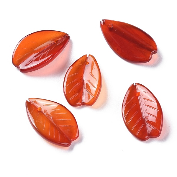 PandaHall Natural Carnelian/Red Agate Pendants, Leaf, 19.5x11.5x4mm, Hole: 0.8mm Carnelian Leaf
PandaHall Natural Carnelian/Red Agate Pendants, Leaf, 19.5x11.5x4mm, Hole: 0.8mm Carnelian Leaf
