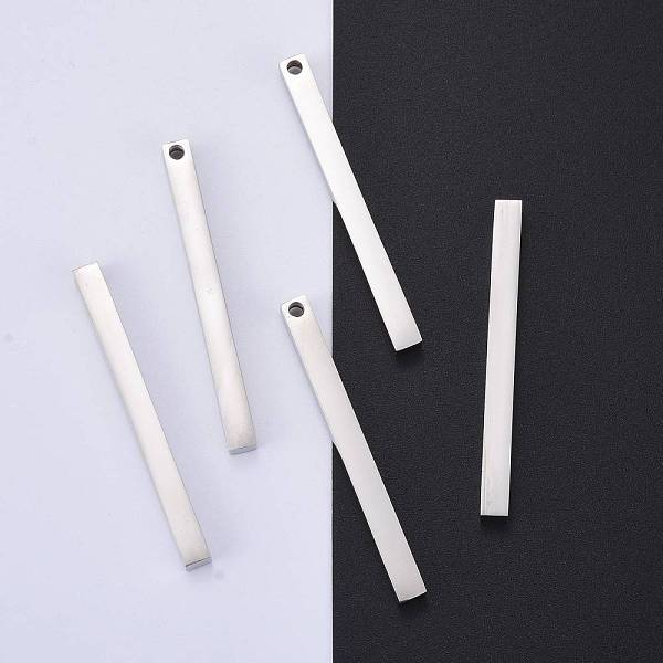 PandaHall 304 Stainless Steel Four Sides Engraved Pendants, Manual Polishing, Blank Stamping Tags, Bar, Stainless Steel Color, 50x5x5mm...
PandaHall 304 Stainless Steel Four Sides Engraved Pendants, Manual Polishing, Blank Stamping Tags, Bar, Stainless Steel Color, 50x5x5mm...