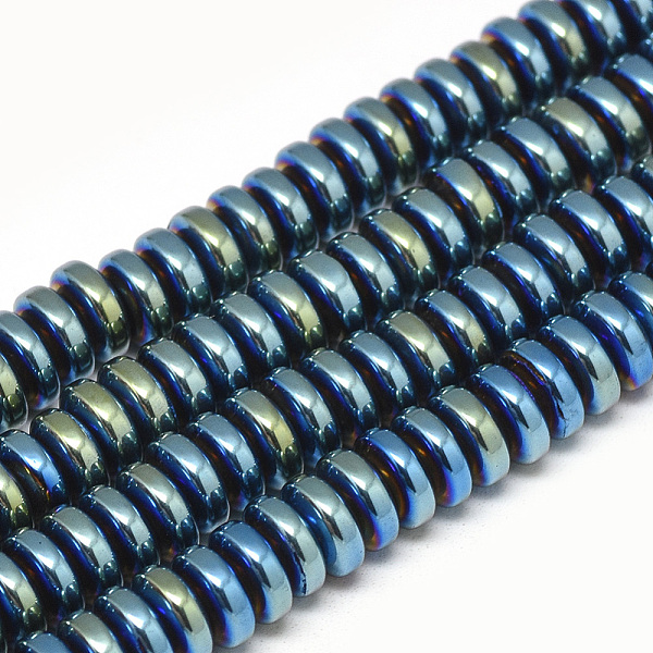 PandaHall Electroplate Non-magnetic Synthetic Hematite Beads Strands, Heishi Beads, Disc/Flat Round, Green Plated, 6x2.5mm, Hole: 2mm, about...
PandaHall Electroplate Non-magnetic Synthetic Hematite Beads Strands, Heishi Beads, Disc/Flat Round, Green Plated, 6x2.5mm, Hole: 2mm, about...