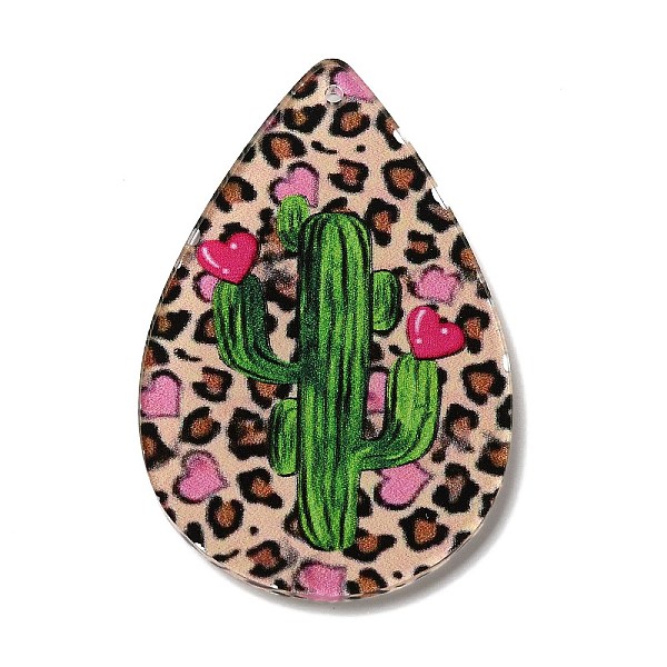 PandaHall Opaque Acrylic Pendants, Teardrop, Cactus, 57.5x38x2.5mm, Hole: 1.6mm Acrylic Cactus
PandaHall Opaque Acrylic Pendants, Teardrop, Cactus, 57.5x38x2.5mm, Hole: 1.6mm Acrylic Cactus