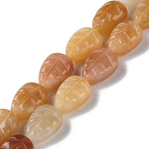PandaHall Natural Topaz Jade Beads Strands, Leaf, 14~14.5x10~10.5x5.5~6mm, Hole: 1.2mm, about 15pcs/strand, 8.43''(21.4cm) Topaz Jade Leaf
PandaHall Natural Topaz Jade Beads Strands, Leaf, 14~14.5x10~10.5x5.5~6mm, Hole: 1.2mm, about 15pcs/strand, 8.43''(21.4cm) Topaz Jade Leaf