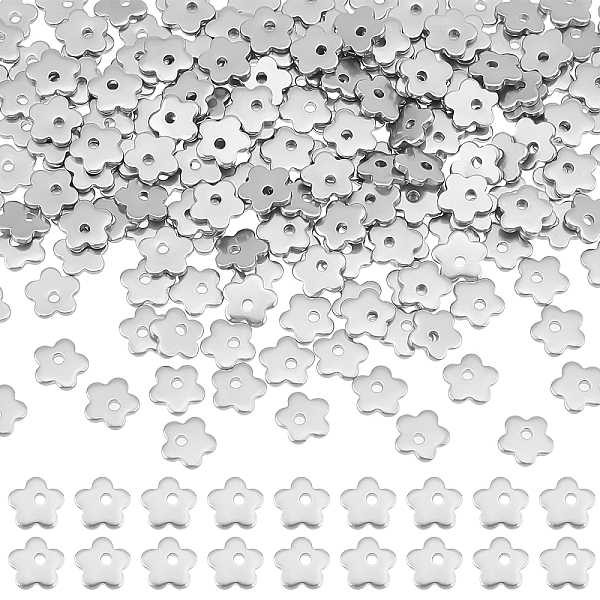 PandaHall DICOSMETIC 200Pcs 201 Stainless Steel Stamping Blank Tag Pendants, Flower, Stainless Steel Color, 6x6x0.6mm, Hole: 1mm 201...
PandaHall DICOSMETIC 200Pcs 201 Stainless Steel Stamping Blank Tag Pendants, Flower, Stainless Steel Color, 6x6x0.6mm, Hole: 1mm 201...