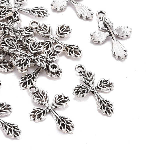 PandaHall Tibetan Style Alloy Pendants, Lead Free & Cadmium Free, Cross, Antique Silver, about 25.5mm long, 17mm wide, 2mm thick, Hole...
PandaHall Tibetan Style Alloy Pendants, Lead Free & Cadmium Free, Cross, Antique Silver, about 25.5mm long, 17mm wide, 2mm thick, Hole...