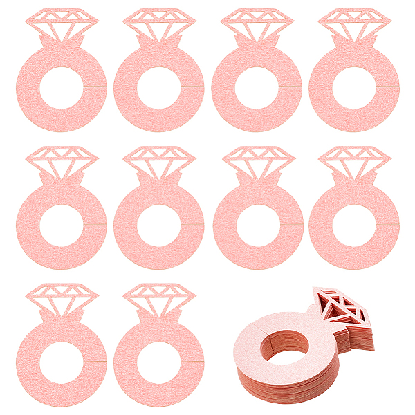 PandaHall Paper Diamond Ring Wine Glass Charms Tags, Wine Glass Markers, for Wedding, Restaurant, Birthday Party Decorations, Pink...
PandaHall Paper Diamond Ring Wine Glass Charms Tags, Wine Glass Markers, for Wedding, Restaurant, Birthday Party Decorations, Pink...
