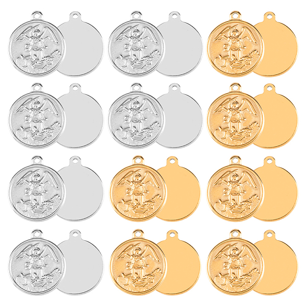 PandaHall DICOSMETIC 12Pcs 2 Colors St.Michael The Archangel Charm Stainless Steel Protection Coin Pendants Golden Flat Round 3D Charms...
PandaHall DICOSMETIC 12Pcs 2 Colors St.Michael The Archangel Charm Stainless Steel Protection Coin Pendants Golden Flat Round 3D Charms...