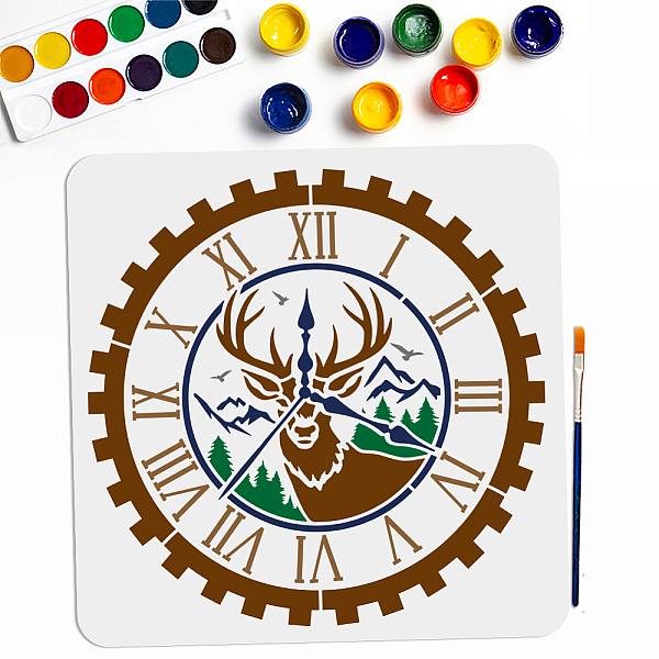 PandaHall Deer Clock Stencil 11.8×11.8inch Large Wildlife Forest Animal Template with Paint Brush Round Nature Mountain Bird Deer Painting...
PandaHall Deer Clock Stencil 11.8×11.8inch Large Wildlife Forest Animal Template with Paint Brush Round Nature Mountain Bird Deer Painting...