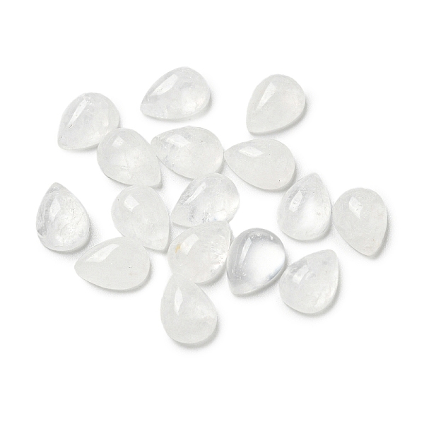PandaHall Natural Quartz Crystal Cabochons, Rock Crystal Teardrop, 8x6x3mm Quartz Crystal Teardrop
PandaHall Natural Quartz Crystal Cabochons, Rock Crystal Teardrop, 8x6x3mm Quartz Crystal Teardrop