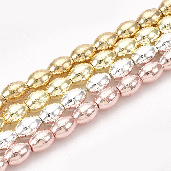 PandaHall Electroplate Non-magnetic Synthetic Hematite Beads Strands, Oval, Mixed Color, 5.5x4mm, Hole: 1mm, about 70pcs/strand, 15.7 inch...
PandaHall Electroplate Non-magnetic Synthetic Hematite Beads Strands, Oval, Mixed Color, 5.5x4mm, Hole: 1mm, about 70pcs/strand, 15.7 inch...
