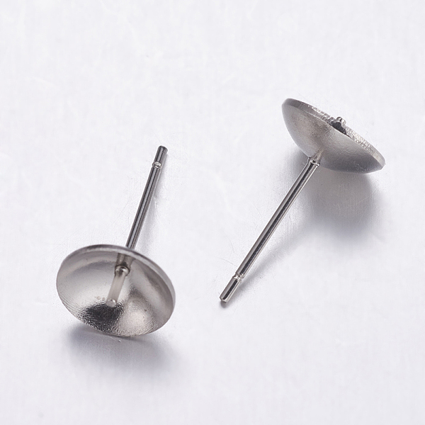PandaHall 304 Stainless Steel Stud Earrings Findings, For Half Drilled Beads, Stainless Steel Color, 13x8x0.7mm, Pin: 0.7mm 304 Stainless...
PandaHall 304 Stainless Steel Stud Earrings Findings, For Half Drilled Beads, Stainless Steel Color, 13x8x0.7mm, Pin: 0.7mm 304 Stainless...