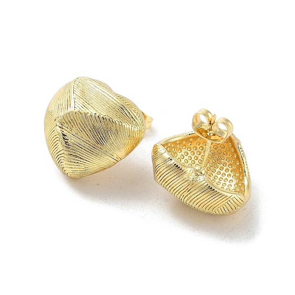 PandaHall Rack Plating Brass Stud Earring, Long-Lasting Plated, Golden, 16.5x18mm Brass
PandaHall Rack Plating Brass Stud Earring, Long-Lasting Plated, Golden, 16.5x18mm Brass