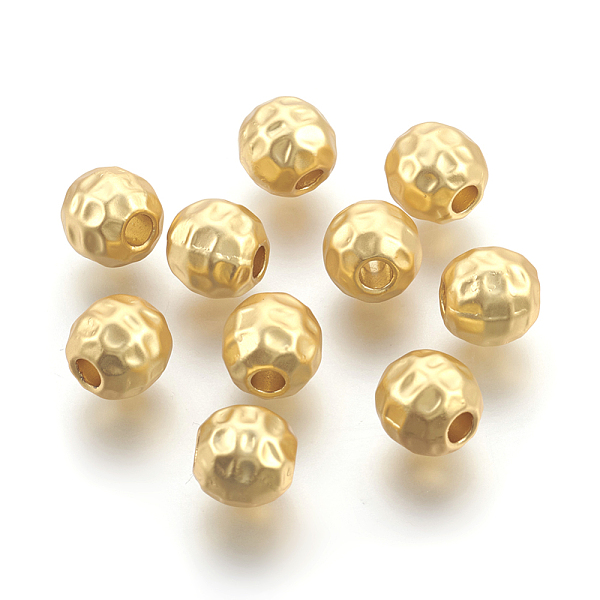 PandaHall Brass Beads, Long-Lasting Plated, Lead Free & Cadmium Free & Nickel Free, Round, Bumpy, Matte Style, Real 18K Gold Plated, 8mm...
PandaHall Brass Beads, Long-Lasting Plated, Lead Free & Cadmium Free & Nickel Free, Round, Bumpy, Matte Style, Real 18K Gold Plated, 8mm...