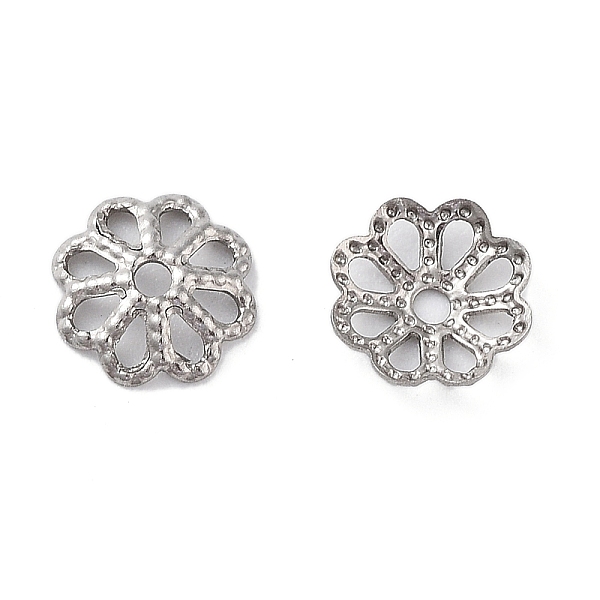PandaHall 316 Stainless Steel Bead Caps, Flower Multi-Petal, Stainless Steel Color, 6x6x1mm, Hole: 1mm 316 Surgical Stainless Steel
PandaHall 316 Stainless Steel Bead Caps, Flower Multi-Petal, Stainless Steel Color, 6x6x1mm, Hole: 1mm 316 Surgical Stainless Steel