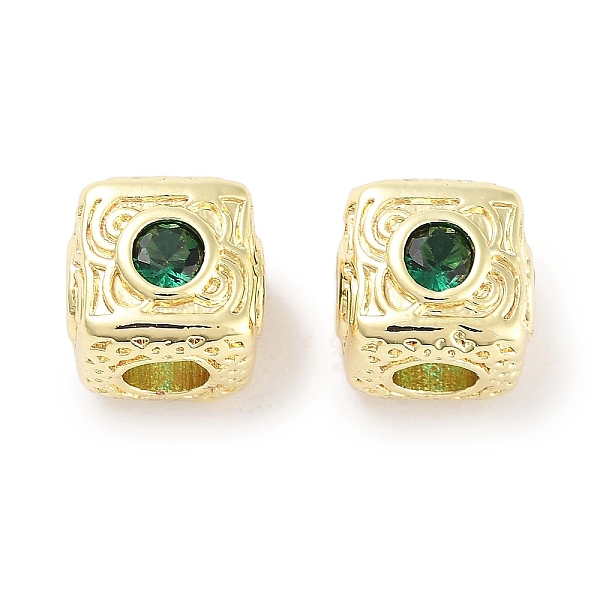 PandaHall Brass Micro Pave Cubic Zirconia Beads, Cube, Real 18K Gold Plated, Green, 7.5x7.5x7.5mm, Hole: 3mm Brass+Cubic Zirconia Cube Green
PandaHall Brass Micro Pave Cubic Zirconia Beads, Cube, Real 18K Gold Plated, Green, 7.5x7.5x7.5mm, Hole: 3mm Brass+Cubic Zirconia Cube Green