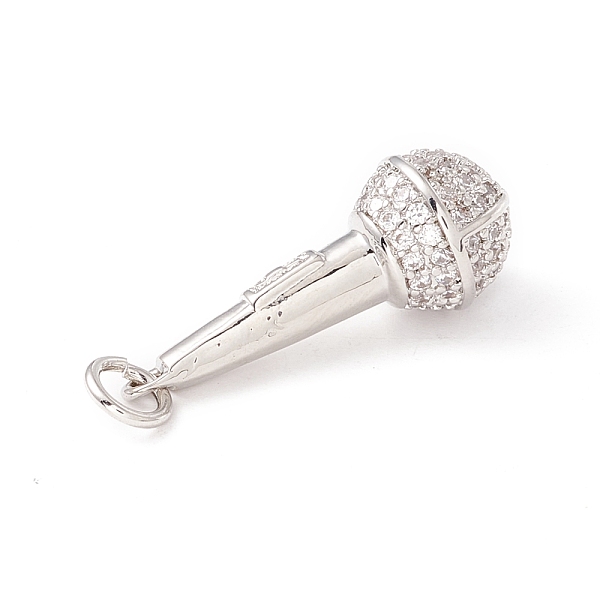 PandaHall Brass Micro Pave Clear Cubic Zirconia Pendants, with Jump Rings, Cadmium Free & Lead Free, Long-Lasting Plated, Microphone...
PandaHall Brass Micro Pave Clear Cubic Zirconia Pendants, with Jump Rings, Cadmium Free & Lead Free, Long-Lasting Plated, Microphone...