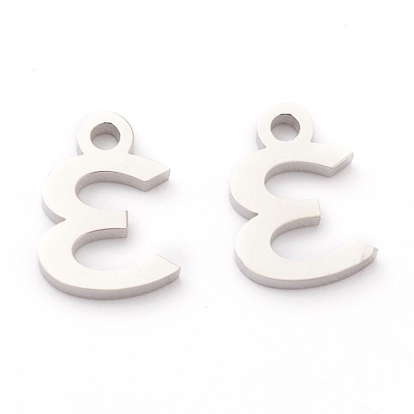 PandaHall 304 Stainless Steel Charms, Greek Alphabet, Stainless Steel Color, Letter.E, 10.5x7.5x1.5mm, Hole: 1.5mm 304 Stainless Steel...
PandaHall 304 Stainless Steel Charms, Greek Alphabet, Stainless Steel Color, Letter.E, 10.5x7.5x1.5mm, Hole: 1.5mm 304 Stainless Steel...