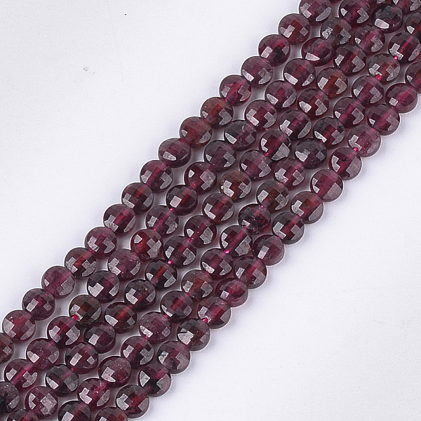 PandaHall Natural Garnet Beads Strands, Faceted, Flat Round, 4~4.5x2.5~3mm, Hole: 0.8mm, about 88~89pcs/strand, 14.9 inch~15.1 inch Garnet...
PandaHall Natural Garnet Beads Strands, Faceted, Flat Round, 4~4.5x2.5~3mm, Hole: 0.8mm, about 88~89pcs/strand, 14.9 inch~15.1 inch Garnet...