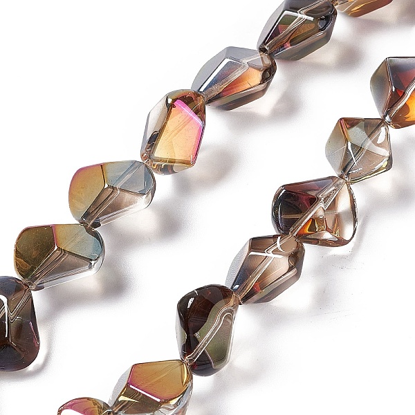 PandaHall Full Rainbow Plated Electroplate Glass Beads, Polygon, Camel, 15.5~16x15.5x10~10.5mm, Hole: 1mm, about 50~51pcs/strand..., Brown
PandaHall Full Rainbow Plated Electroplate Glass Beads, Polygon, Camel, 15.5~16x15.5x10~10.5mm, Hole: 1mm, about 50~51pcs/strand..., Brown