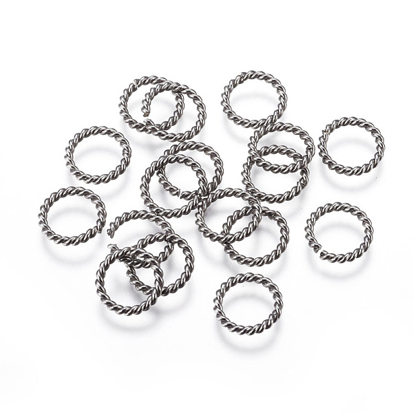 PandaHall 304 Stainless Steel Jump Rings, Open Jump Rings, Twisted, Stainless Steel Color, 11.5x1.5mm, Inner Diameter: 8.5mm 304 Stainless...
PandaHall 304 Stainless Steel Jump Rings, Open Jump Rings, Twisted, Stainless Steel Color, 11.5x1.5mm, Inner Diameter: 8.5mm 304 Stainless...
