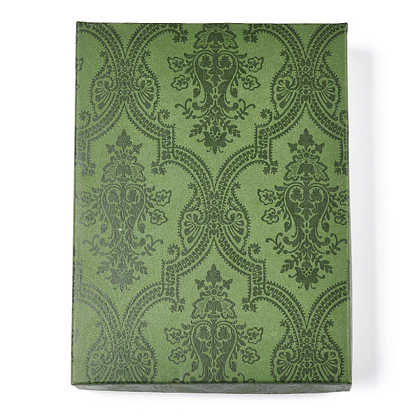 PandaHall Flower Printed Cardboard Jewelry Boxes, with Black Sponge, for Jewelry Gift Packaging, Rectangle, Dark Sea Green, 16x12x3.2cm...
PandaHall Flower Printed Cardboard Jewelry Boxes, with Black Sponge, for Jewelry Gift Packaging, Rectangle, Dark Sea Green, 16x12x3.2cm...