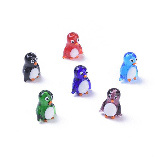 PandaHall Handmade Lampwork Beads, Cartoon Penguin, Mixed Color, 19.5x16.5x14mm, Hole: 1.8mm Lampwork Penguin Multicolor
PandaHall Handmade Lampwork Beads, Cartoon Penguin, Mixed Color, 19.5x16.5x14mm, Hole: 1.8mm Lampwork Penguin Multicolor