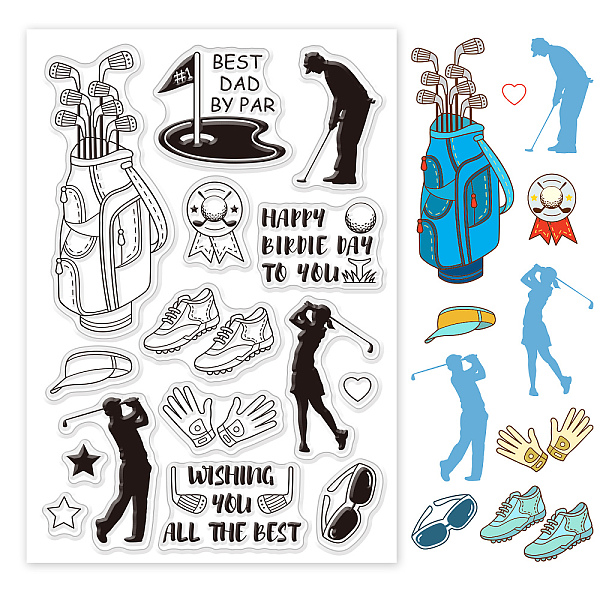 PandaHall Sports Theme Pattern Clear Stamps, Golf/Shoes/Gloves/Hat/Sunglasses Transparent Rubber Stamps for Scrapbooking Stamps Card Making...
PandaHall Sports Theme Pattern Clear Stamps, Golf/Shoes/Gloves/Hat/Sunglasses Transparent Rubber Stamps for Scrapbooking Stamps Card Making...