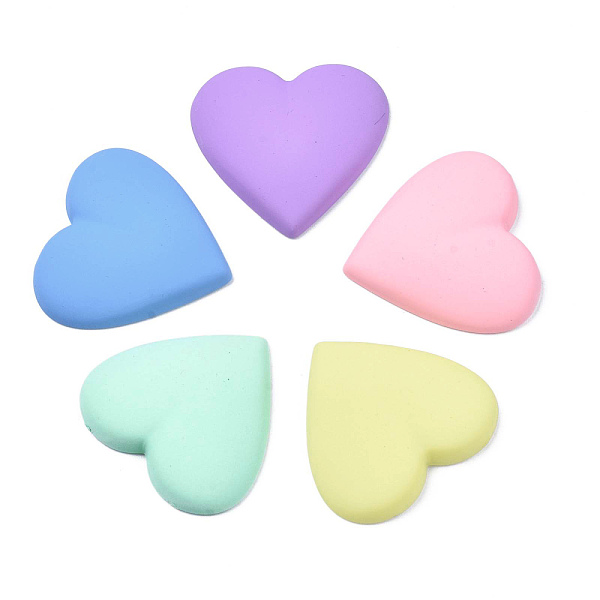 PandaHall Opaque Spray Painted Acrylic Cabochons, Heart, Mixed Color, 27x28x5mm Acrylic Heart Multicolor
PandaHall Opaque Spray Painted Acrylic Cabochons, Heart, Mixed Color, 27x28x5mm Acrylic Heart Multicolor