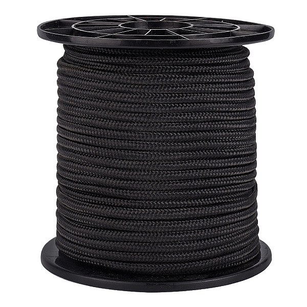 PandaHall PH 6mm Parachute Cord 54 Yards Nylon Rope Black para Cord Blinds String Braided Lift Shade Cord Plant Cord for Camping Clothsline... 
PandaHall PH 6mm Parachute Cord 54 Yards Nylon Rope Black para Cord Blinds String Braided Lift Shade Cord Plant Cord for Camping Clothsline...