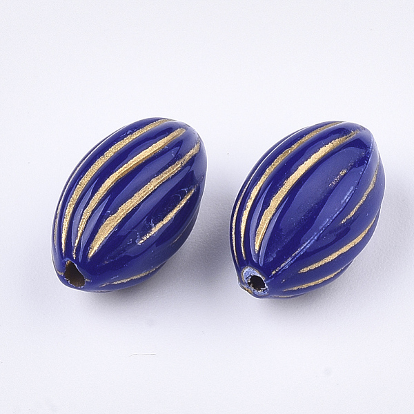 PandaHall Oval Plating Acrylic Beads, Golden Metal Enlaced, Dark Blue, 14.5x9mm, Hole: 1.5mm Acrylic Oval Blue
PandaHall Oval Plating Acrylic Beads, Golden Metal Enlaced, Dark Blue, 14.5x9mm, Hole: 1.5mm Acrylic Oval Blue