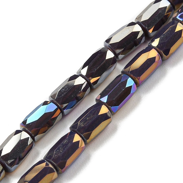 PandaHall Glass Beads Strands, AB Color Plated, Faceted Column, Black, 6x4mm, Hole: 0.8mm, about 80pcs/strand, 20.08''~20.47''(51~52cm)... 
PandaHall Glass Beads Strands, AB Color Plated, Faceted Column, Black, 6x4mm, Hole: 0.8mm, about 80pcs/strand, 20.08''~20.47''(51~52cm)...