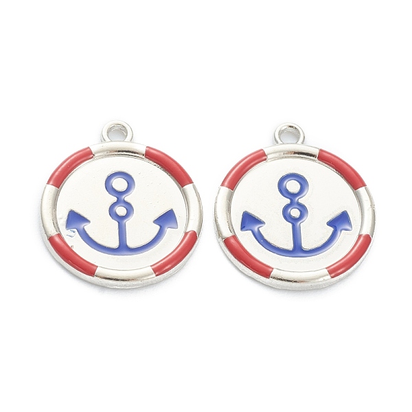 PandaHall Baking Painted Alloy Enamel Pendants, for DIY Accessories, Flat Round with Anchor, Lead Free & Cadmium Free, Gainsboro..., Gray
PandaHall Baking Painted Alloy Enamel Pendants, for DIY Accessories, Flat Round with Anchor, Lead Free & Cadmium Free, Gainsboro..., Gray