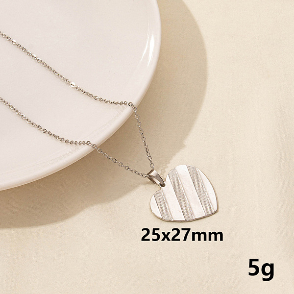 PandaHall 304 Stainless Steel Heart Pendant Necklace for Women, Cable Chain Necklaces Stainless Steel Heart
PandaHall 304 Stainless Steel Heart Pendant Necklace for Women, Cable Chain Necklaces Stainless Steel Heart