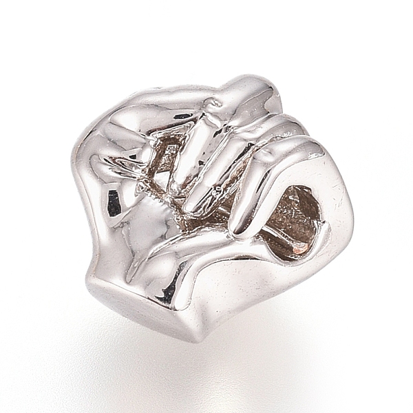 PandaHall Brass Beads, Long-Lasting Plated, Fist, Real Platinum Plated, 8.5x8.5x6.5mm, Hole: 1.8mm Brass Body
PandaHall Brass Beads, Long-Lasting Plated, Fist, Real Platinum Plated, 8.5x8.5x6.5mm, Hole: 1.8mm Brass Body