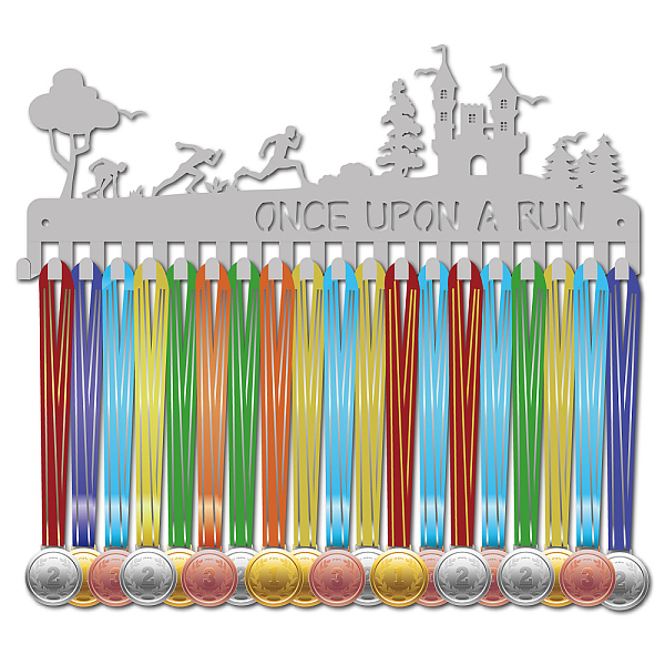 PandaHall Fashion Iron Medal Hanger Holder Display Wall Rack, 20-Hooks, with Screws, Silver, Running, Sports, 150x400mm, Hole: 5mm Iron...
PandaHall Fashion Iron Medal Hanger Holder Display Wall Rack, 20-Hooks, with Screws, Silver, Running, Sports, 150x400mm, Hole: 5mm Iron...