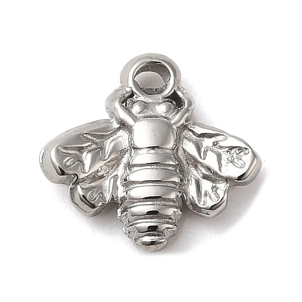 PandaHall 304 Stainless Steel Charms, Bees Charm, Stainless Steel Color, 10x10.5x2mm, Hole: 1.1mm 304 Stainless Steel Bees
PandaHall 304 Stainless Steel Charms, Bees Charm, Stainless Steel Color, 10x10.5x2mm, Hole: 1.1mm 304 Stainless Steel Bees