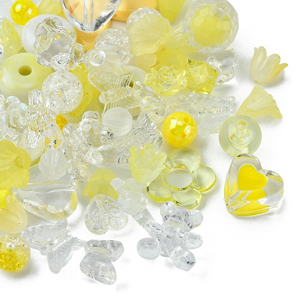 PandaHall Opaque & Transparent Acrylic Beads, Mixed Shapes, Yellow, 7.5~33x7.5~43.5x4.5~16mm, Hole: 1.2~4mm, about 50g/bag Acrylic Mixed...
PandaHall Opaque & Transparent Acrylic Beads, Mixed Shapes, Yellow, 7.5~33x7.5~43.5x4.5~16mm, Hole: 1.2~4mm, about 50g/bag Acrylic Mixed...