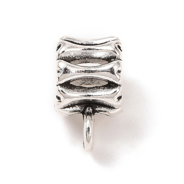 PandaHall Tibetan Style Alloy Tube Bails, Loop Bails, Hanger Links, Column, Antique Silver, 10x6x7mm, Hole: 1.5mm, Inner Diameter: 5mm...
PandaHall Tibetan Style Alloy Tube Bails, Loop Bails, Hanger Links, Column, Antique Silver, 10x6x7mm, Hole: 1.5mm, Inner Diameter: 5mm...
